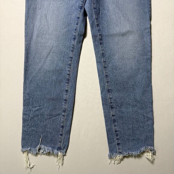 Madewell The Perfect Vintage Jean Women's 33 Light-Medium Wash Straight 2/$50 - Picture 8 of 16